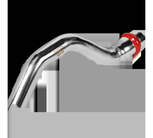 Обвод однораструбный ROMMER нержавеющая сталь 15 мм RSS-0007-000015