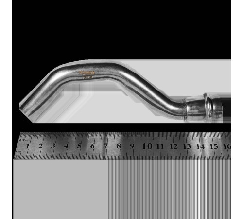 Обвод однораструбный ROMMER нержавеющая сталь 18 мм RSS-0007-000018