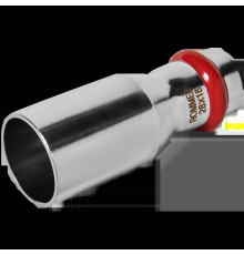 Муфта переходная ниппель-раструб ROMMER из нержавеющей стали пресс 28х18 мм RSS-0020-002818