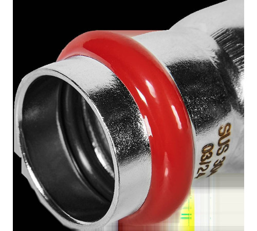 Муфта переходная ниппель-раструб ROMMER из нержавеющей стали пресс 28х22 мм RSS-0020-002822