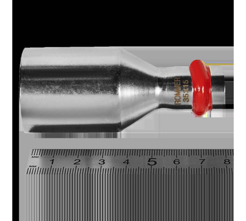Муфта переходная прессовая ROMMER ВПр-НПр 35х15 мм нержавеющая сталь RSS-0020-003515