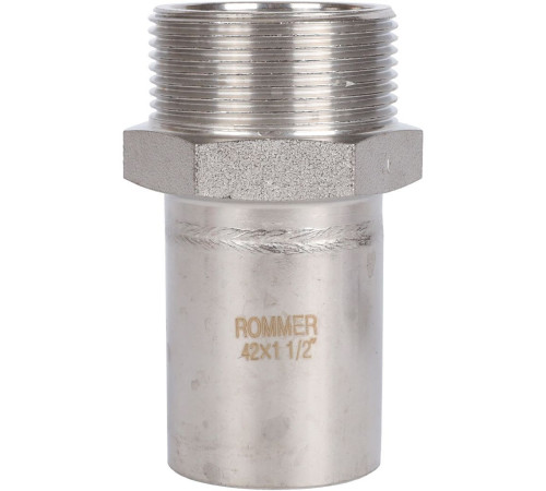 Вставка переходная прессовая ROMMER НПр-НР 42х1 1/2 нержавеющая сталь RSS-0024-042112
