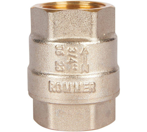 Клапан обратный пружинный муфтовый ROMMER 3/4 с металлическим седлом RVC-0001-000020