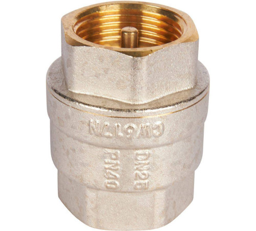 Клапан обратный пружинный муфтовый ROMMER 1 с металлическим седлом RVC-0001-000025