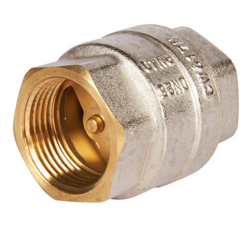 Клапан обратный пружинный муфтовый ROMMER 1 с металлическим седлом RVC-0001-000025