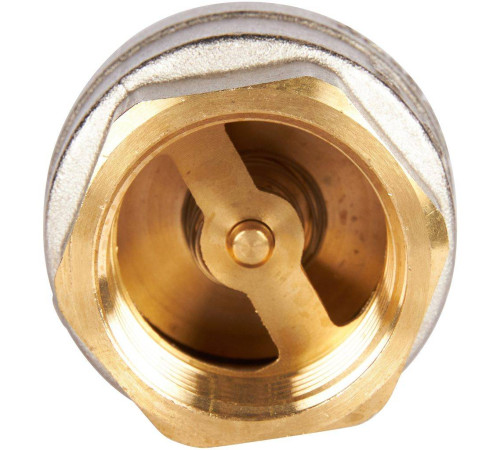Клапан обратный пружинный муфтовый ROMMER 1 с металлическим седлом RVC-0001-000025