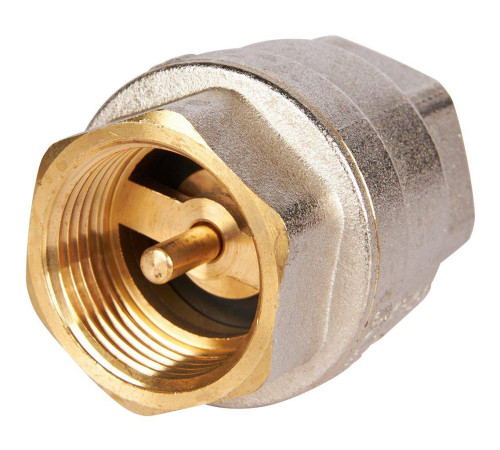 Клапан обратный пружинный муфтовый ROMMER 1 с металлическим седлом RVC-0001-000025