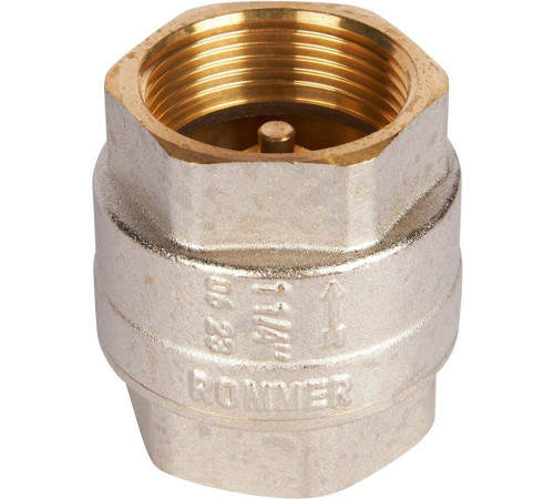 Клапан обратный пружинный муфтовый ROMMER 1 1/4 с металлическим седлом RVC-0001-000032