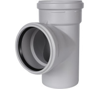 Тройник канализационный бесшумный STOUT 110x110 мм 87.5° SKB-0016-111187