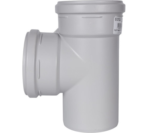 Тройник канализационный бесшумный STOUT 110x110 мм 87.5° SKB-0016-111187