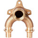 Угольник настенный проточный STOUT 16x1/2 бронзовый SFA-0040-001612