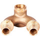 Угольник настенный проточный STOUT 20x1/2 бронзовый SFA-0040-002012