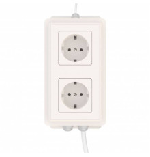 Блок управления 2-мя розетками проводной ectoControl ec01021