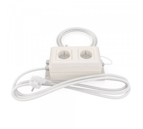 Блок управления 2-мя розетками проводной ectoControl ec01021