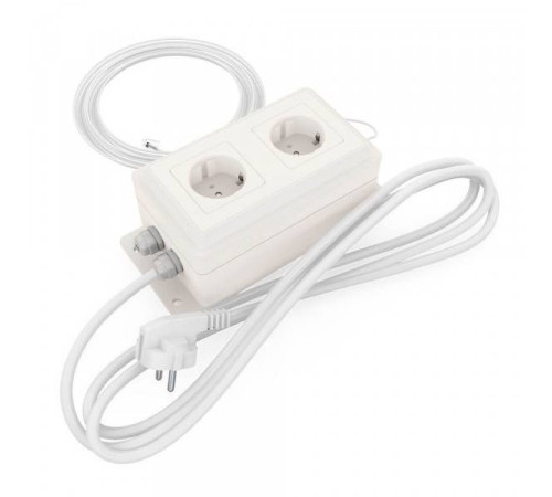 Блок управления 2-мя розетками проводной ectoControl ec01021