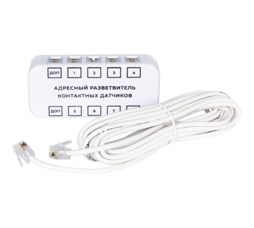 Разветвитель для контактных датчиков адресный RS485 Modbus ectoControl ec01055