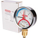Термоманометр радиальный ROMMER 80 мм 1/2 4 бар с запорным клапаном RIM-0006-800415