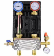 Насосная группа ROMMER RDG-1038 с теплообменником 18 пластин без насоса RDG-1038-182501