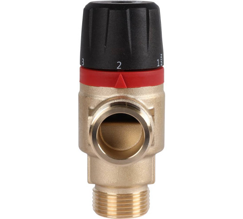 Клапан термостатический смесительный ROMMER 3/4 НР 30-65 °С Kvs 1.8 центральное смешивание RVM-1121-186520