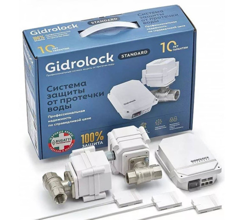 Система защиты от протечек Gidrolock Standard Bugatti 3/4 35201022