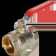 Кран шаровой ROMMER неполнопроходной ВР/ВР ручка рычаг 1 1/2 RBV-0001-2110340