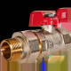 Кран шаровой с американкой ROMMER 3/4 ВР/НР ручка бабочка RBV-0005-2510220