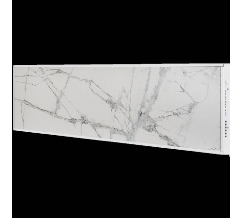 Отопительная панель STOUT WHITE STONE SCT 120х30 см белый гранит / белый корпус SCT-00WW-012030