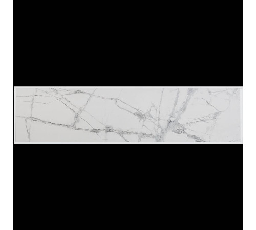Отопительная панель STOUT WHITE STONE SCT 120х30 см белый гранит / белый корпус SCT-00WW-012030