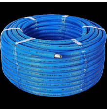 Труба из сшитого полиэтилена STOUT PEX-a 20x2.8 мм в синей теплоизоляции бухта 100 м SPI-0004-002028