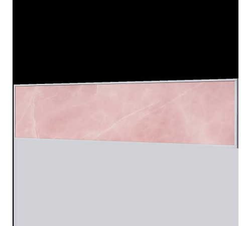 Отопительная панель STOUT ROSE STONE SCT 120х30 см розовый гранит / серый корпус SCT-00RG-012030