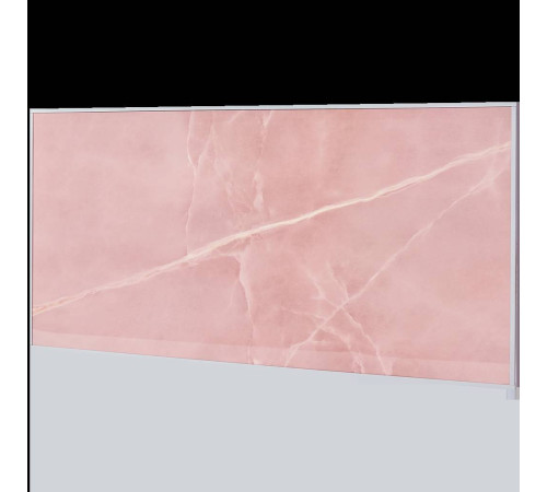 Отопительная панель STOUT ROSE STONE SCT 120х60 см розовый гранит / серый корпус SCT-00RG-012060