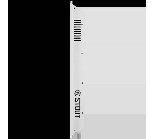 Отопительная панель STOUT ROSE STONE SCT 120х60 см розовый гранит / серый корпус SCT-00RG-012060