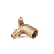 Угольник настенный REHAU RAUTITAN RX+ с длинным патрубком 16-Rp 1/2 14563623001