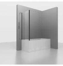 Боковая панель RGW Z-050-4B 800х1500 мм черный профиль 352205408-14