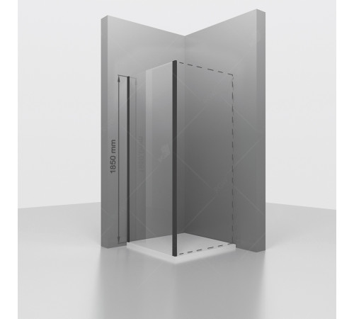 Боковая панель RGW Z-050-1B 900x1850 мм черный 352205109-14