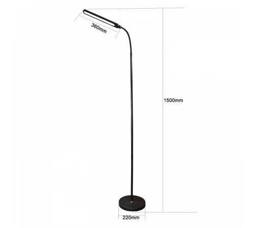 Торшер 00099-0.7-01 BK