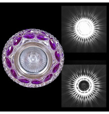 Встраиваемый светильник  00757-9.0-001CN MR16+LED3W CL+PP