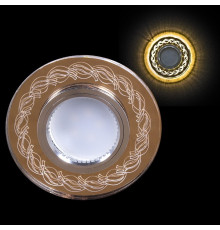 Встраиваемый светильник  00923-9.0-001CN MR16+LED3W FGD