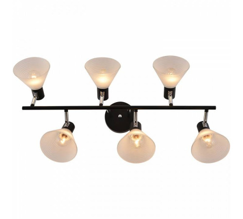 Люстра на штанге Reluce 01553 01553-3.3-06B BK+CR