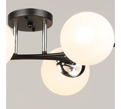 Потолочная люстра 02318-0.3-06 BK+CH