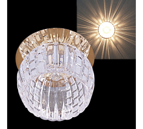 Встраиваемый светильник 08148-9.0-001H G9 GD+WT