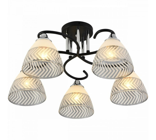 Потолочная люстра 11391 11391-0.3-05B BK+CR