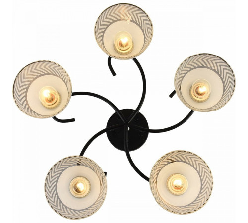 Потолочная люстра 11391 11391-0.3-05B BK+CR