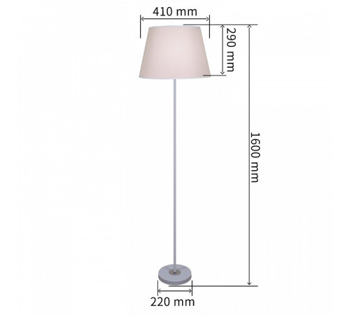 Торшер 13910 13910-0.6-02 BK