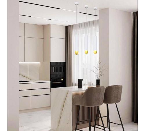 Подвесной светильник Reluce Technical 16007 16007-0.9-001LD 300mm GU10 WT+GD