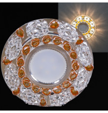 Встраиваемый светильник 22093-9.0-001PL MR16+LED3W CL+OR