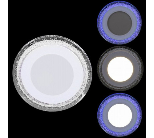 Встраиваемый светильник 34063-9.0-001QP LED6+3W BL
