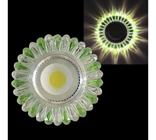 Встраиваемый светильник 42230-9.0-001PL MR16+LED3W CL/LGN