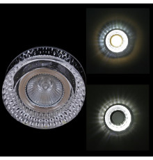 Встраиваемый светильник  71090-9.0-001D MR16 +LED3W BK