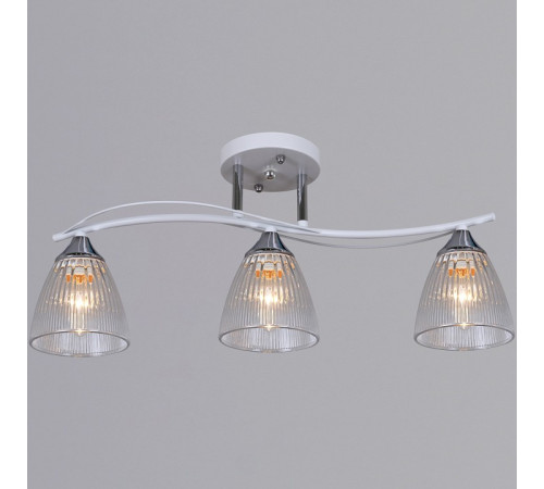 Люстра на штанге De Markt Бремен 3xE27 87360-0.3-03 WH+CR